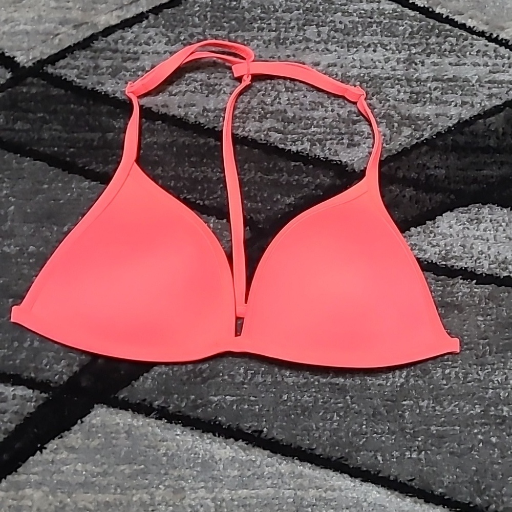 VS PINK 2016 TRIANGLE STRAPPY PADDED BIKINI SWIMSUIT TOP